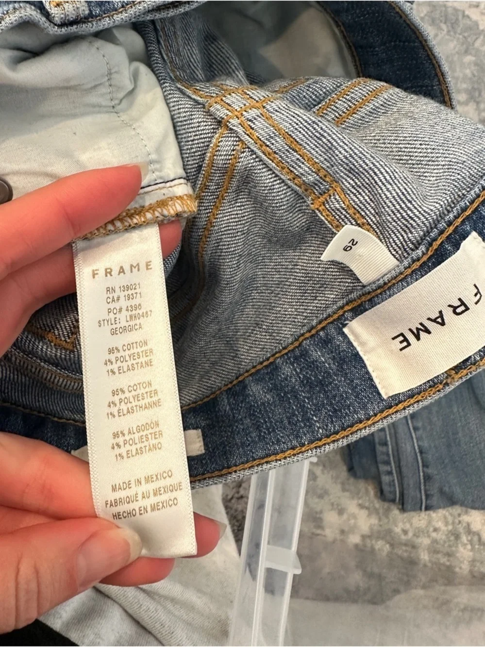 Frame Denim Men's L’Home Slim Straight Jeans in Mid Blue Wash
